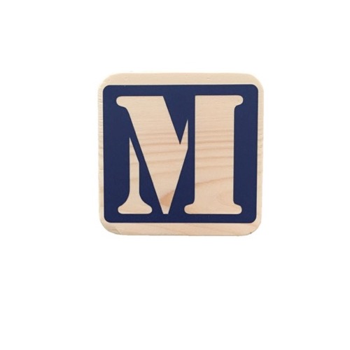 Houten blok met letter