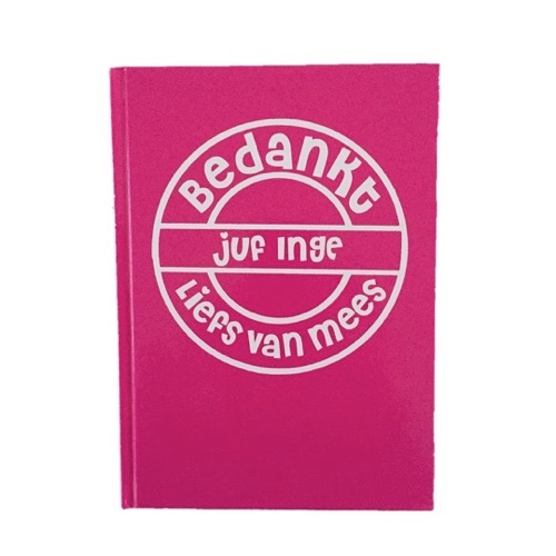 Nottieboekje bedankt juf