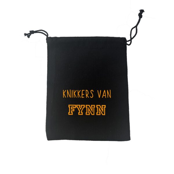knikkerzak met naam