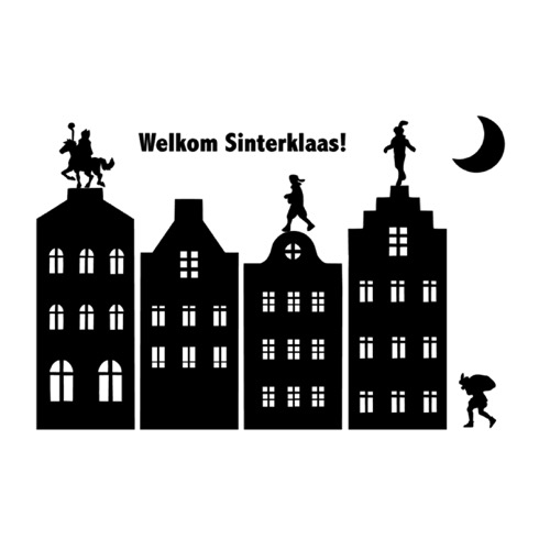 raamsticker-sinterklaas