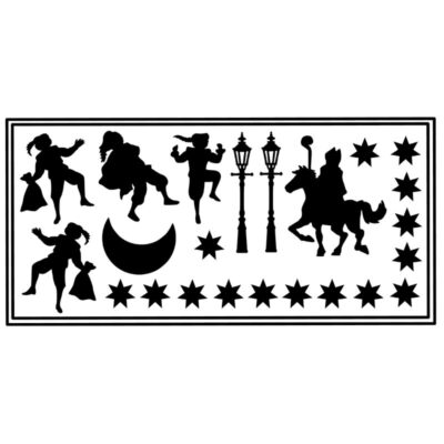 raamsticker sinterklaas, raamstickers sinterklaas