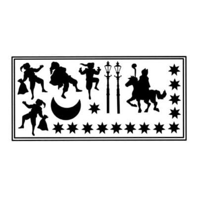 raamsticker sinterklaas, raamstickers sinterklaas