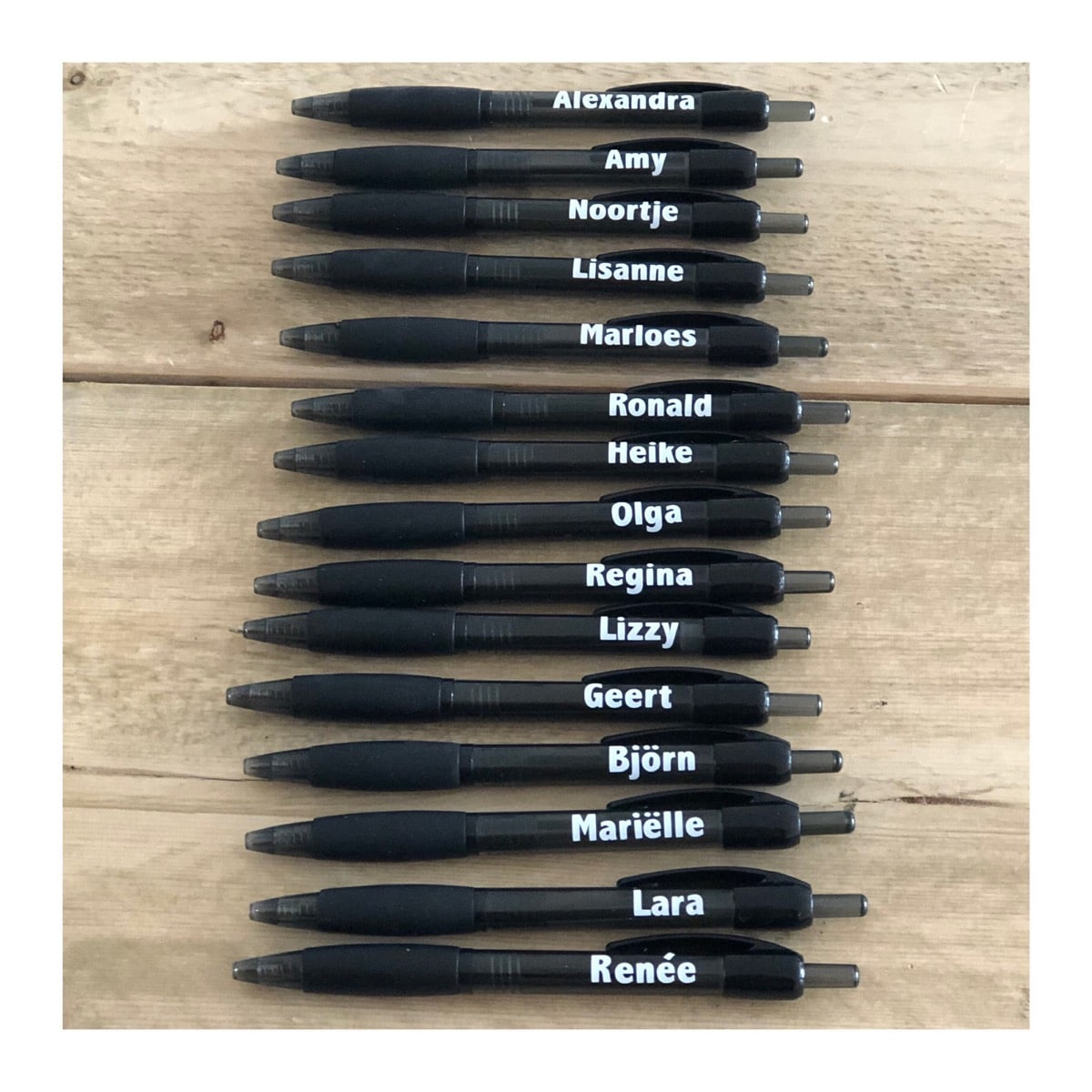 pen met naam, gepersonaliseerde pen