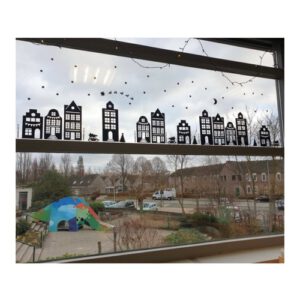 raamsticker kerstmis, raamsticker kerst