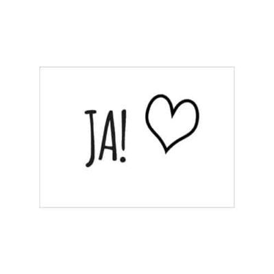 kaart getrouwd