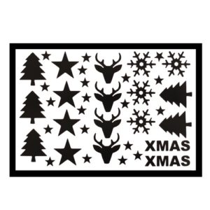 kerstbalstickers