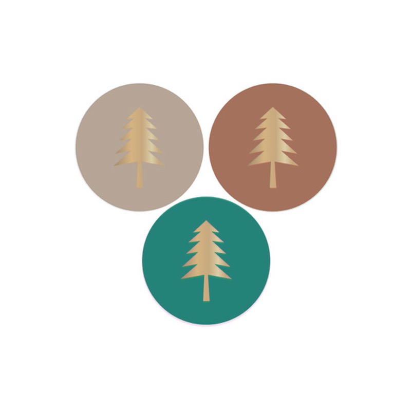 Sticker kerstboom diversen