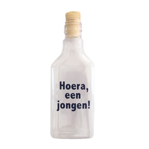 Flessenpost-geboorte-jongen