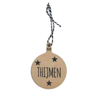 kerstbal met naam