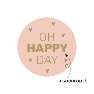 Sticker Oh happy day
