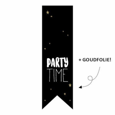 sticker party time