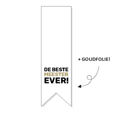 sticker meester