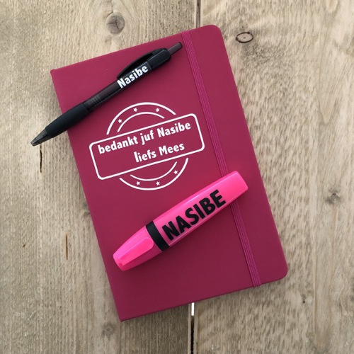 Juffencadeautje met naam