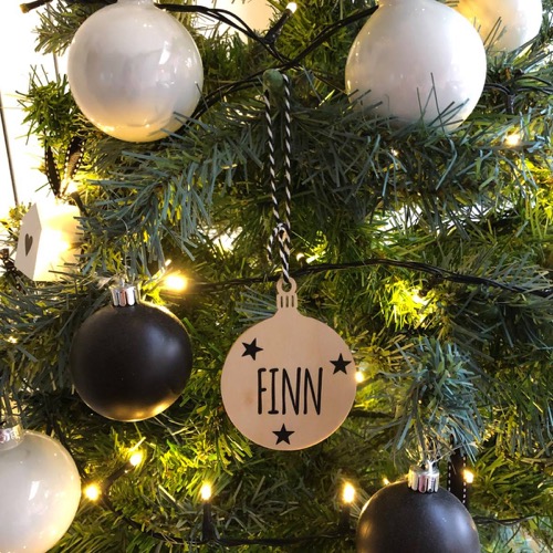 Kerstballen met naam