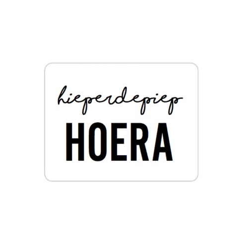 Hieperdepiep hoera