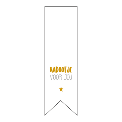Sticker Kadootje voor jou