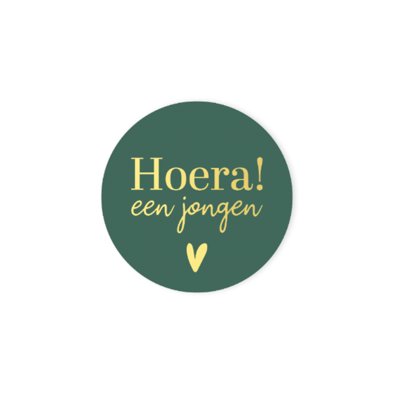 sticker geboorte, cadeausticker geboorte