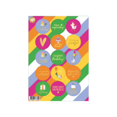stickervel, cadeaustickers
