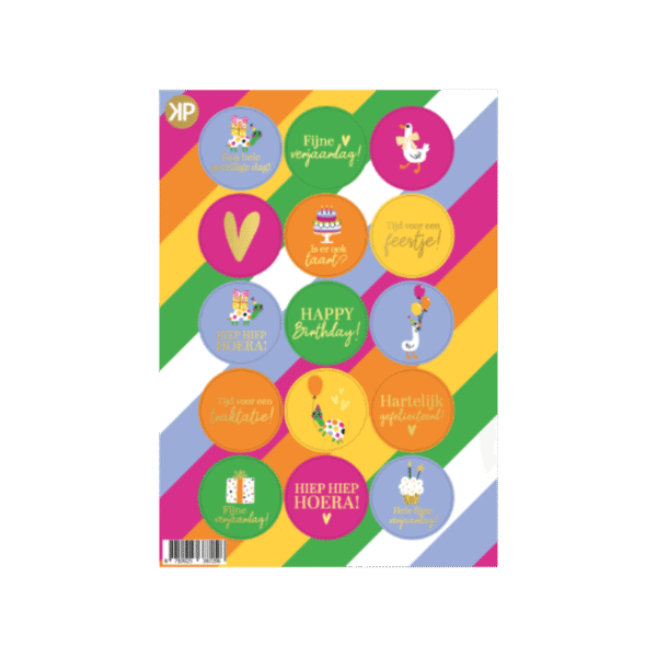 stickervel, cadeaustickers