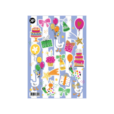 stickervel, cadeaustickers