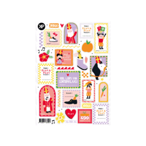 inpakken sinterklaascadeautje, stickers Sinterklaas