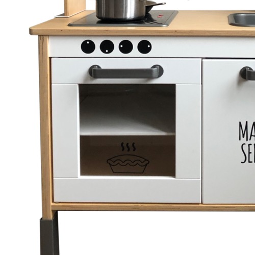 Sticker keuken ovenknopjes