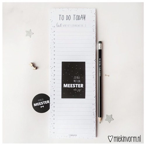 Cadeautje meester