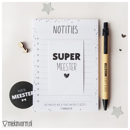 Pen voor de meester