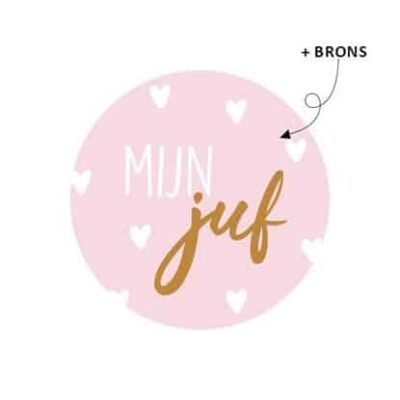 Sticker juf