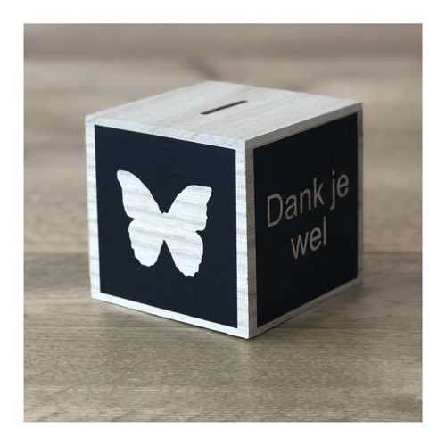 Spaarpot met logo