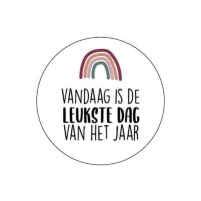 sticker inpakken
