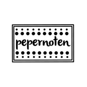 sticker voor pot pepernoten, pot pepernoten