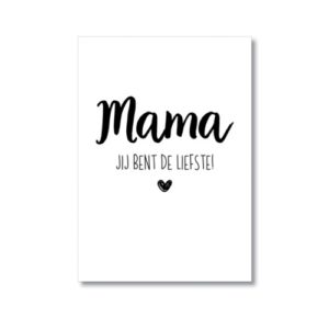 ansichtkaart mama, kaartje mama, wenskaart mama