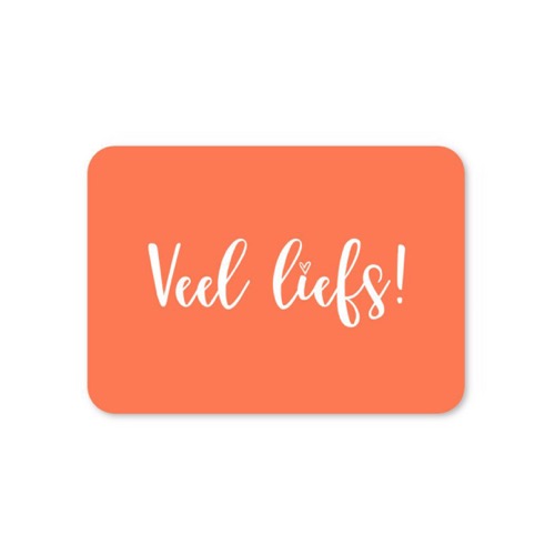 Kaart Veel liefs