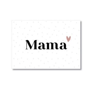 ansichtkaart mama, kaartje mama