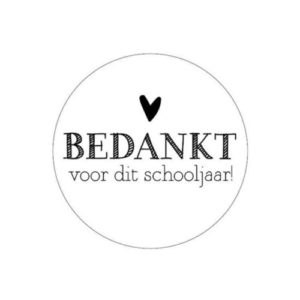 sticker einde schooljaar