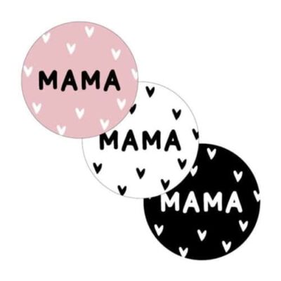 Cadeausticker voor mama, leuk om cadeautjes persoonlijk mee te versieren
