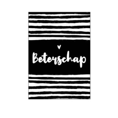 kaart beterschap, wenskaart, ansichtkaart