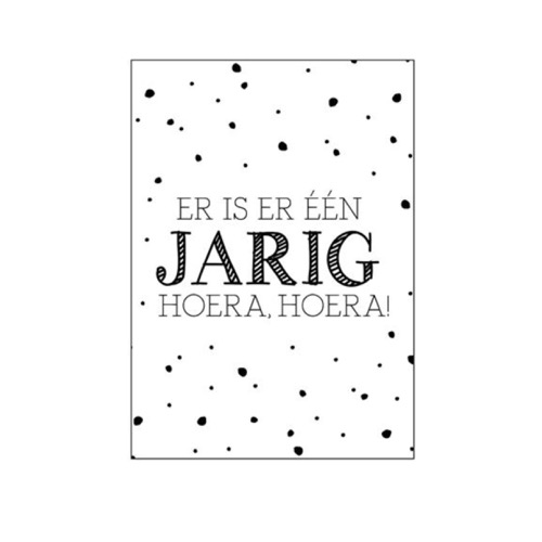 Kaart Er is er een jarig