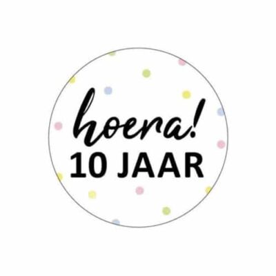 sticker traktatie
