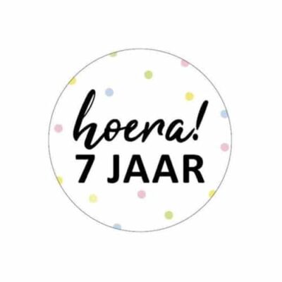 sticker traktatie