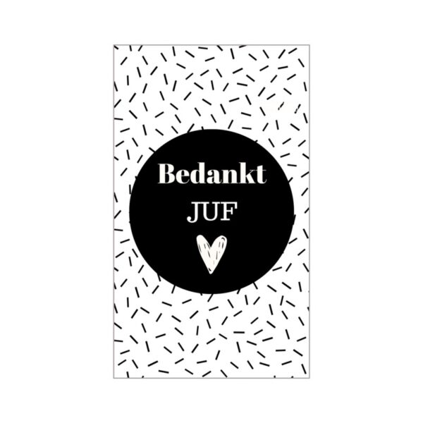 cadeaukaartje juf