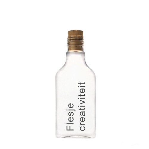 Flessenpost met eigen tekst