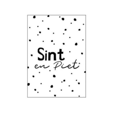 Kaart Sinterklaas, wenskaart, ansichtkaart