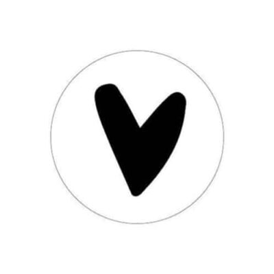 sticker hartje
