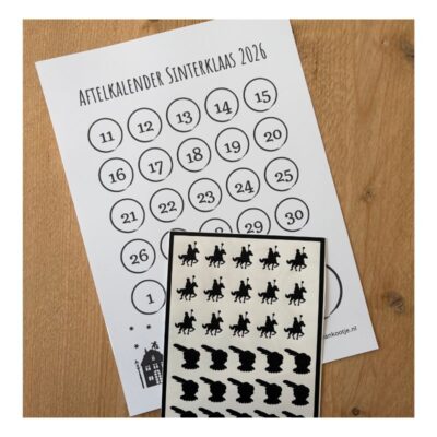Aftelkalender Sinterklaas 2026, gratis aftelkalender Sinterklaas