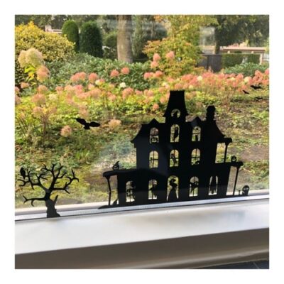 raamsticker Halloween, raamsticker Herfst