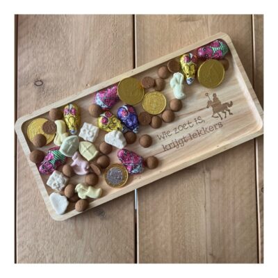 plank sinterklaas, serveerplank Sinterklaas, hapjesplank Sinterklaas