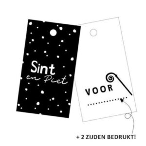 cadeaukaartje sinterklaas