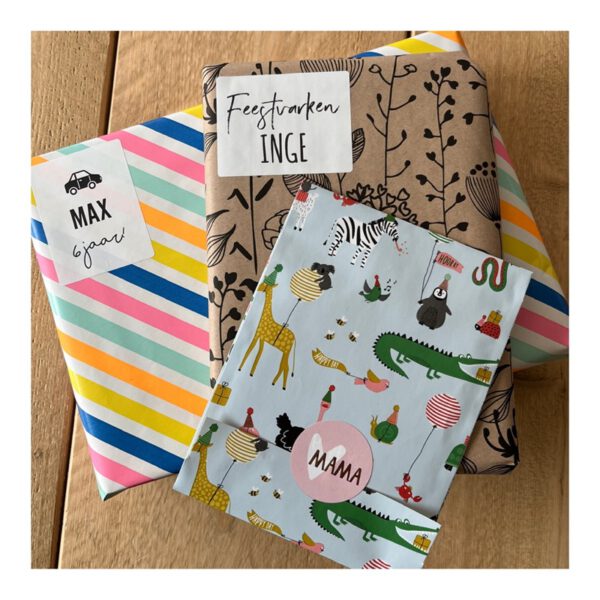 inpakken cadeautjes
